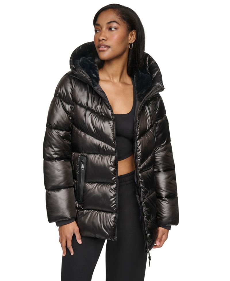 Women's Shine Hooded Puffer Coat
