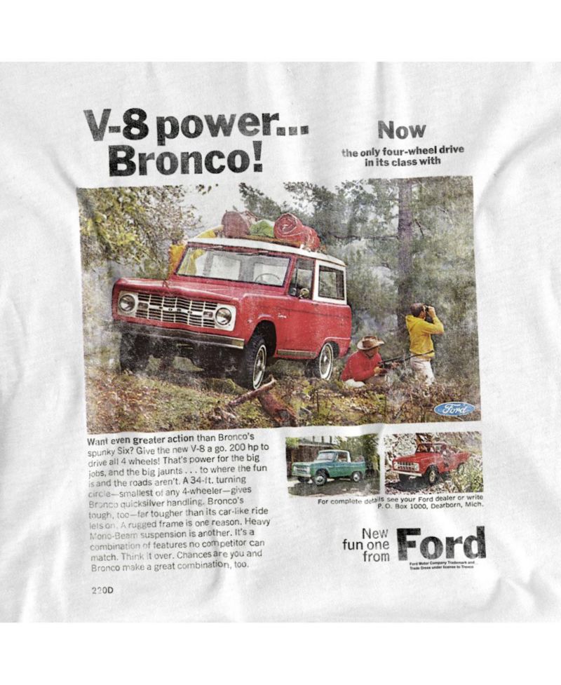 Men's Ford Bronco Advert T-Shirt