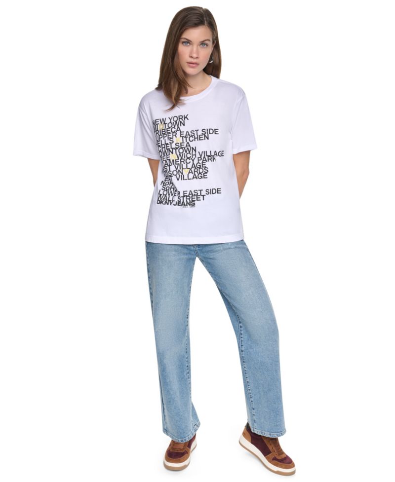 Women's Neighborhood Print Relaxed Graphic Tee