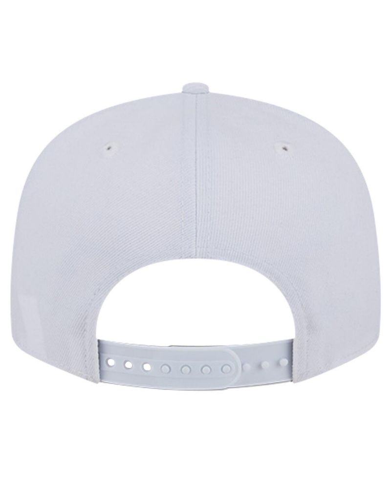 Men's Cincinnati Bengals Main White on White 9Fifty Snapback Hat