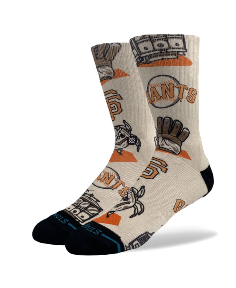 Men's and Women's Orange San Francisco Giants Local Crew Socks