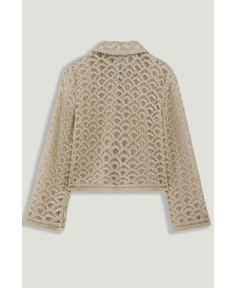 Women's Cropped Lace Jacket