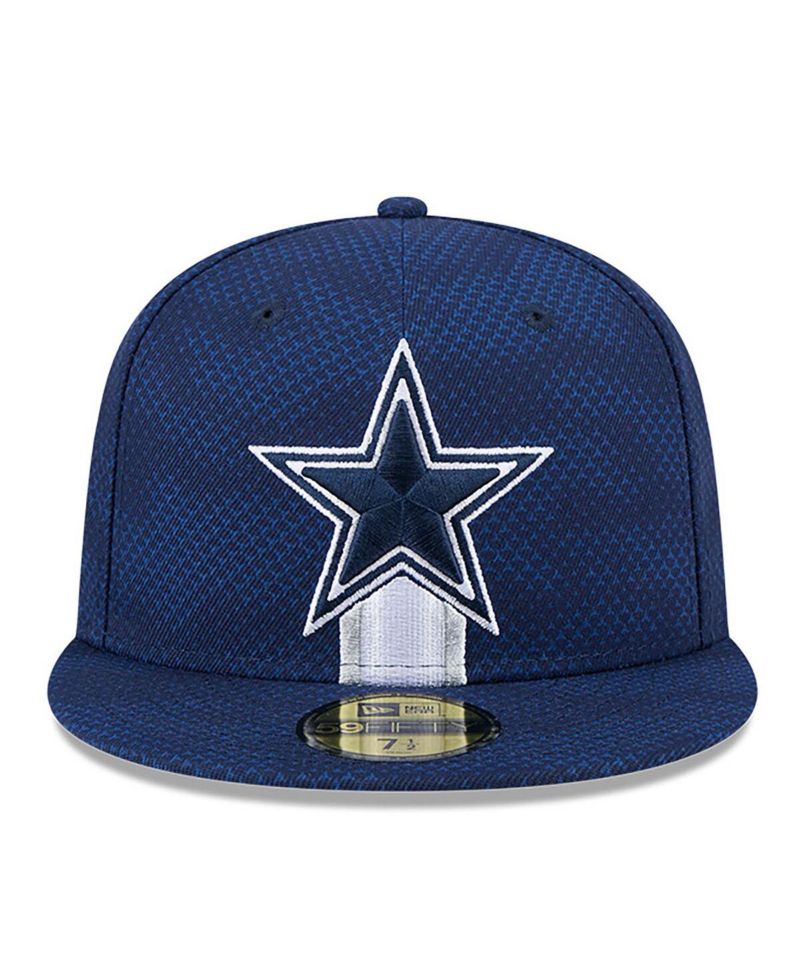 Men's Navy Dallas Cowboys 2024 Sideline 59FIFTY Fitted Hat
