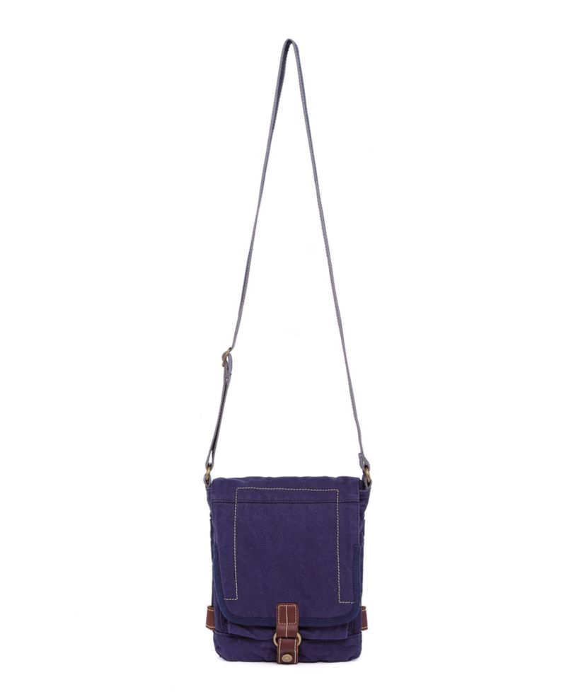 Atona Classic Flap Canvas Crossbody Bag