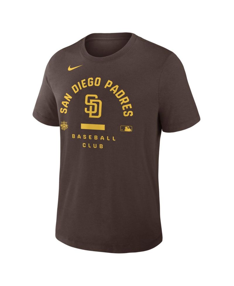 Men's Brown San Diego Padres Authentic Collection Early Work Tri-Blend Dri-FIT T-Shirt