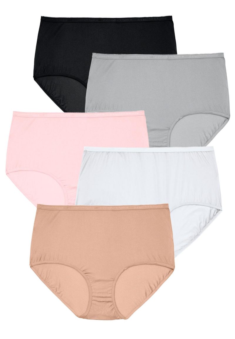 Women's 5-Pack Tag-free Full Coverage Cotton Brief