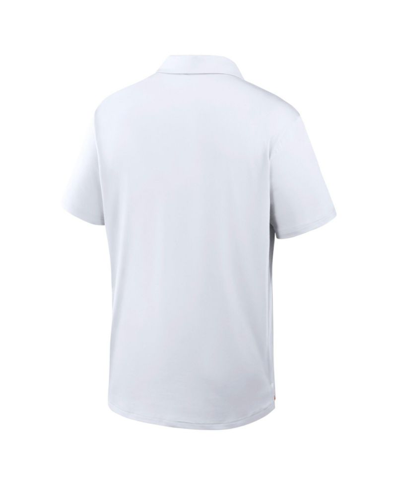 Men's White Texas Longhorns 2026 Sideline Tour Dri-FIT Polo Shirt
