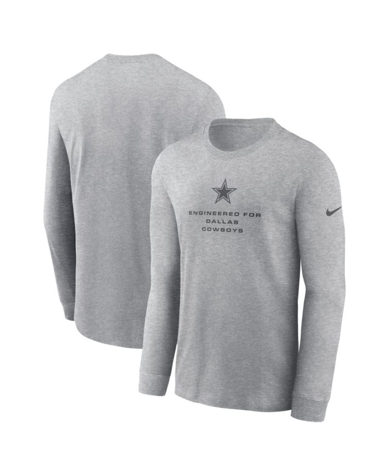 Men's Dallas Cowboys Sideline Bold Arch Star Dri-FIT Long-Sleeve T-Shirt