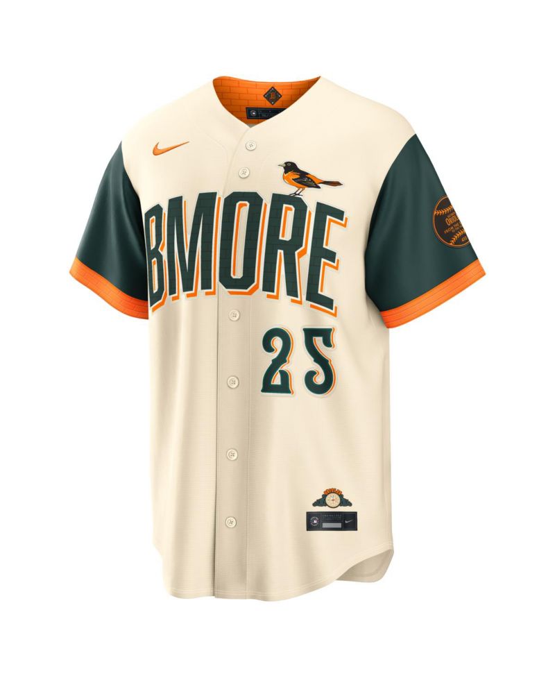 Men's Pete Alonso Natural Baltimore Orioles 2026 City Connect Stadium Jersey