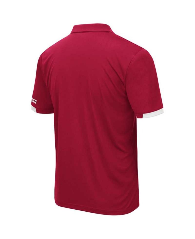 Men's Crimson Oklahoma Sooners Big and Tall Santry Polo Shirt