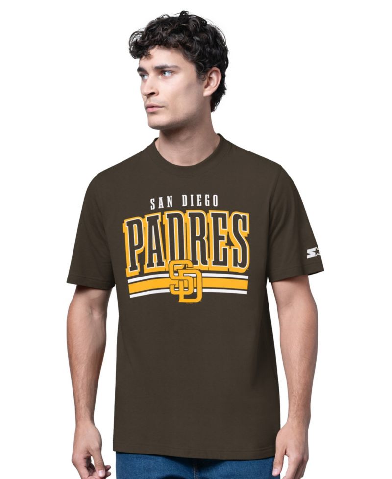 Men's 2-pack Heather Gray/Brown San Diego Padres Long Sleeve Short Sleeve T-Shirt