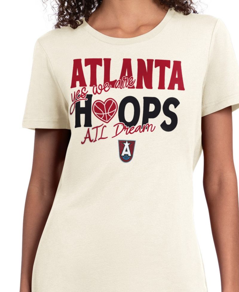 Women's Oatmeal Atlanta Dream Endzone T-Shirt
