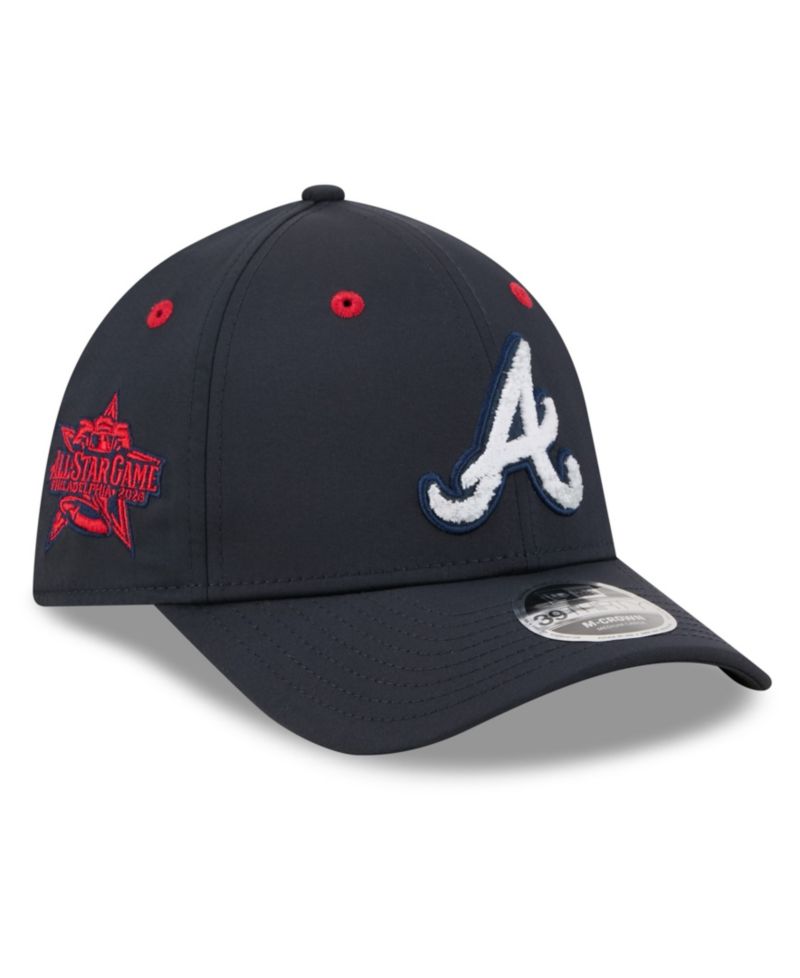 Men's Navy Atlanta Braves 2026 MLB All-Star Game Workout 39THIRTY M-Crown Flex Hat