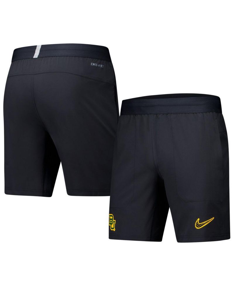 Men's Black Baylor Bears 2024/25 Sideline Performance Woven Shorts