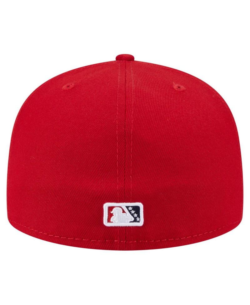 Men's Red Tacoma Rainiers Authentic Collection 59FIFTY Fitted Hat