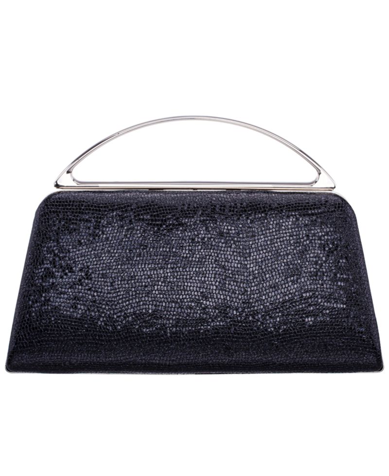 Genesis Metallic Snake Small Handle Clutch Handbag