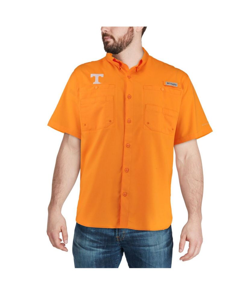 Men's Tenn Orange Tennessee Volunteers PFG Tamiami Shirt
