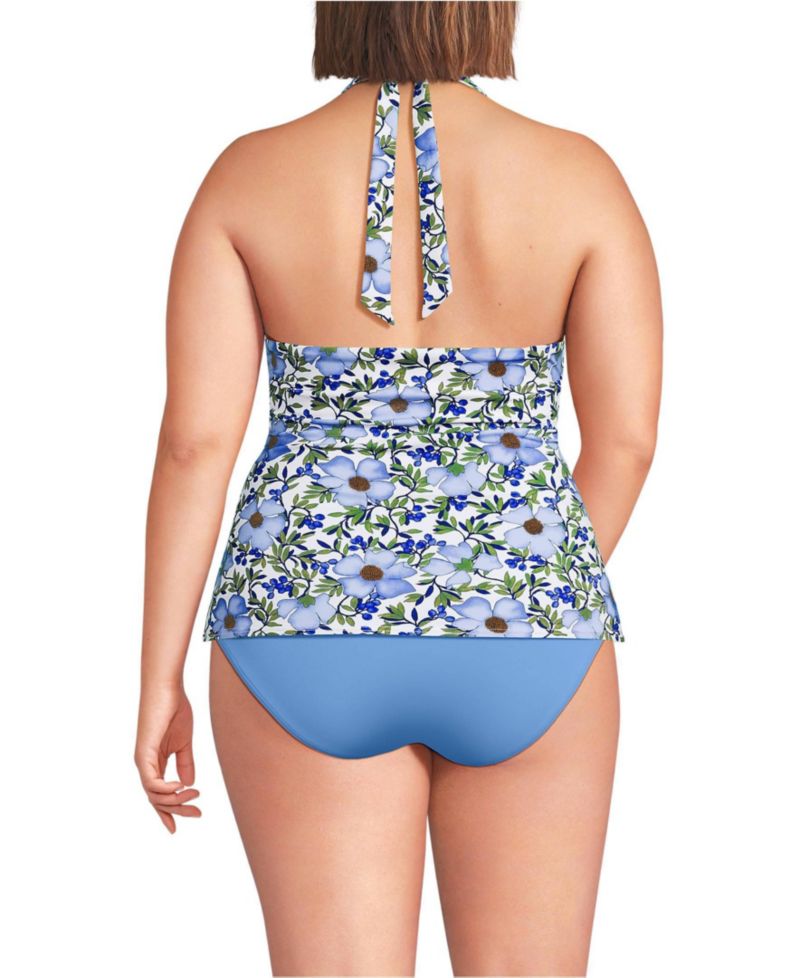 Women's Twist Halter Tankini Top