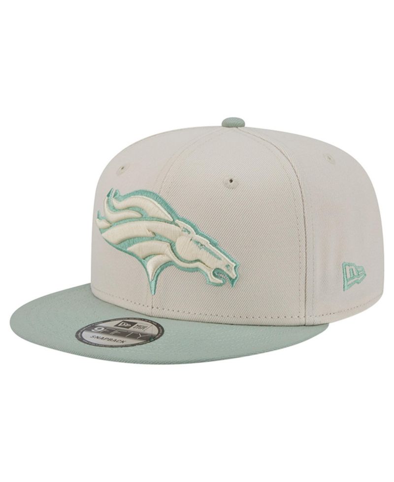 Men's Cream/Light Green Denver Broncos Color Pack Two-Tone 9FIFTY Snapback Hat
