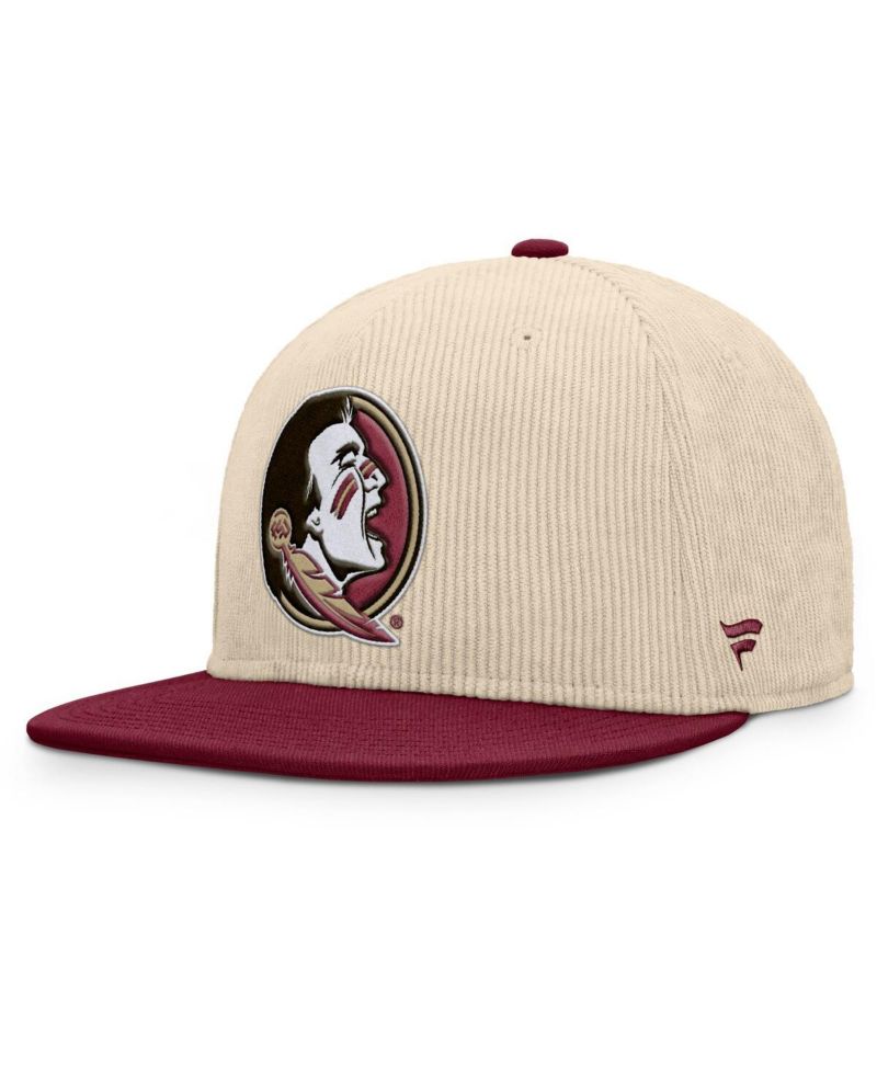 Men's Tan Florida State Seminoles Catcher Snapback Hat
