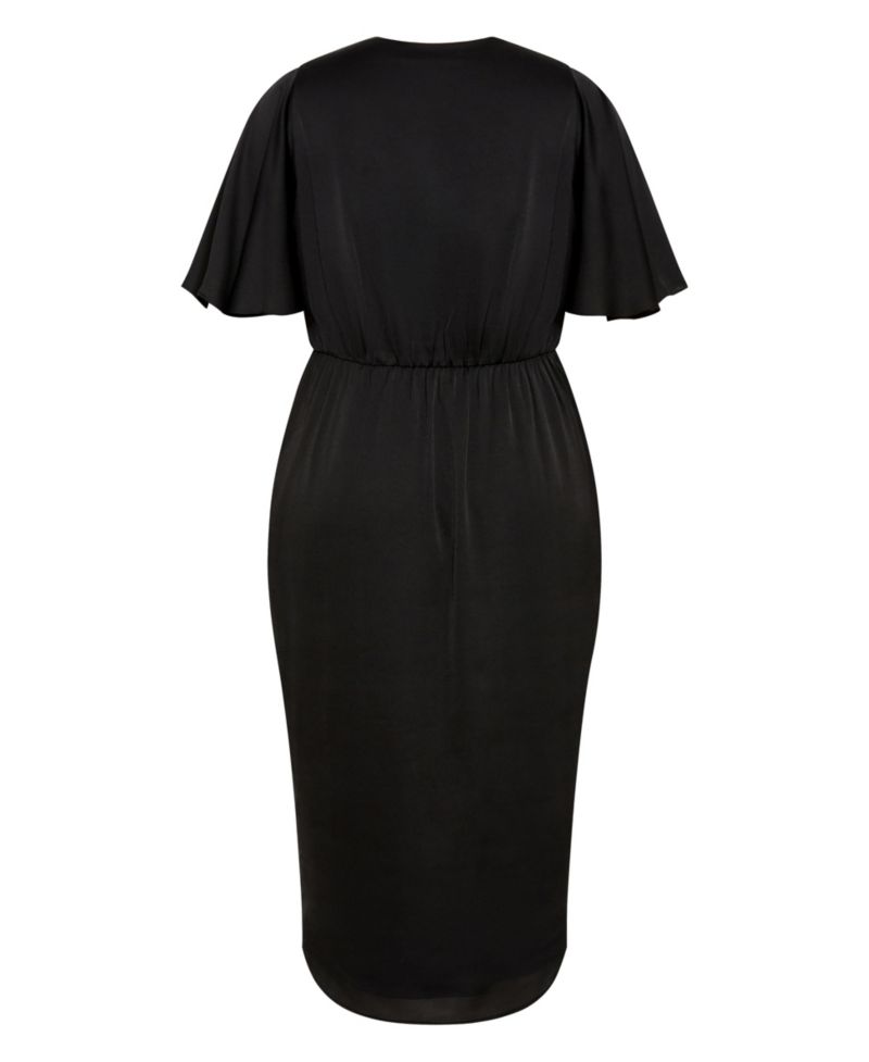 Women's Plus Size Soft Ruffle Dress