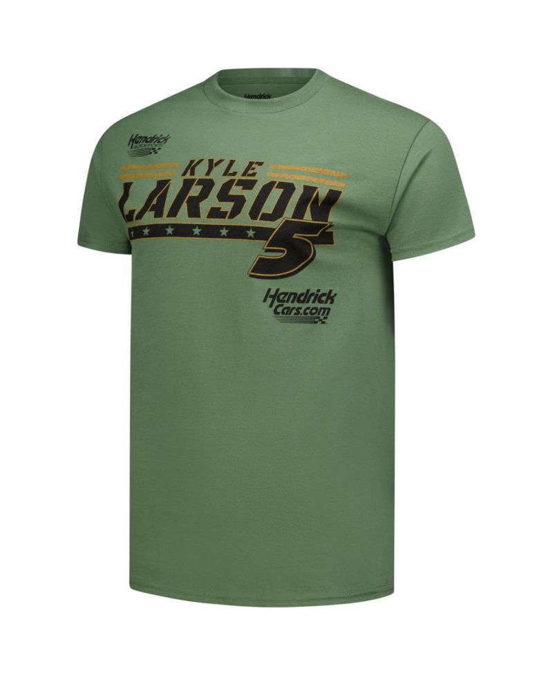 Men's Hunter Green Kyle Larson Crewneck T-Shirt
