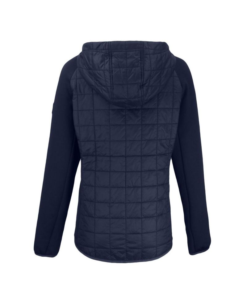 Women's Navy Detroit Tigers Cooperstown Collection Rainier PrimaLoft Eco Full-Zip Hybrid Jacket