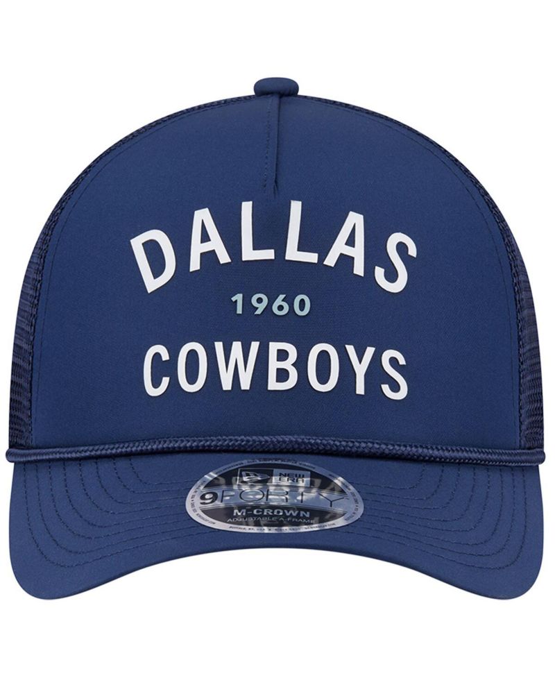 Men's Navy Dallas Cowboys Active Minimalist M-Crown A-Frame 9FORTY Adjustable Hat