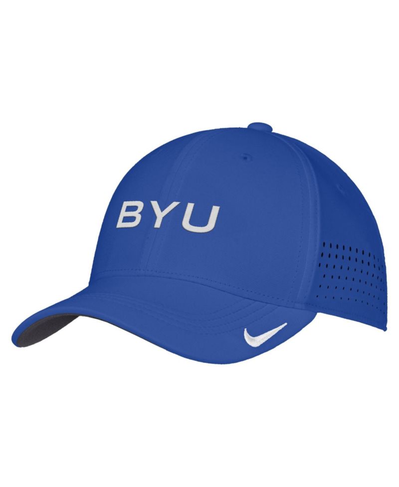 Men's Royal BYU Cougars 2026 On-Field AeroBill SwooshFlex Dri-FIT Hat