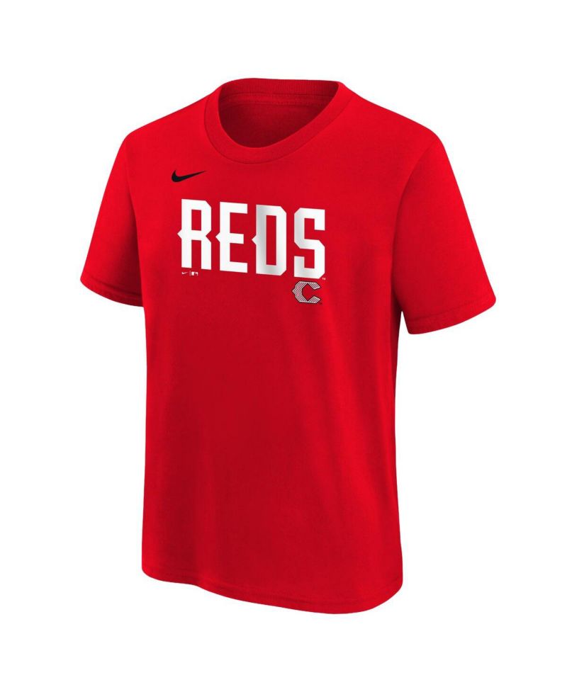 Big Boys and Girls Red Cincinnati Reds 2026 City Connect Wordmark T-Shirt