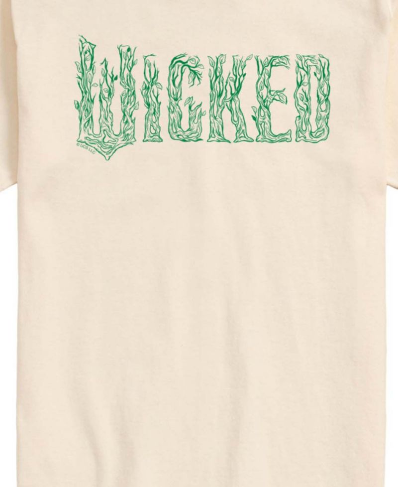 Men's Wicked Part 2 Twisted Tree Branch Logo Graphic Printed Short-Sleeve T-Shirt