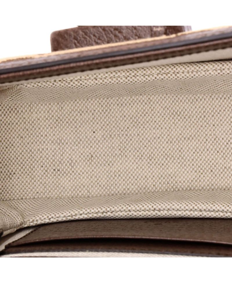 Mini Bamboo 1947 Top Handle Bag Jumbo GG Canvas
