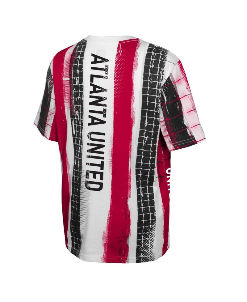Big Boys and Girls White Atlanta United FC High Stepping T-Shirt