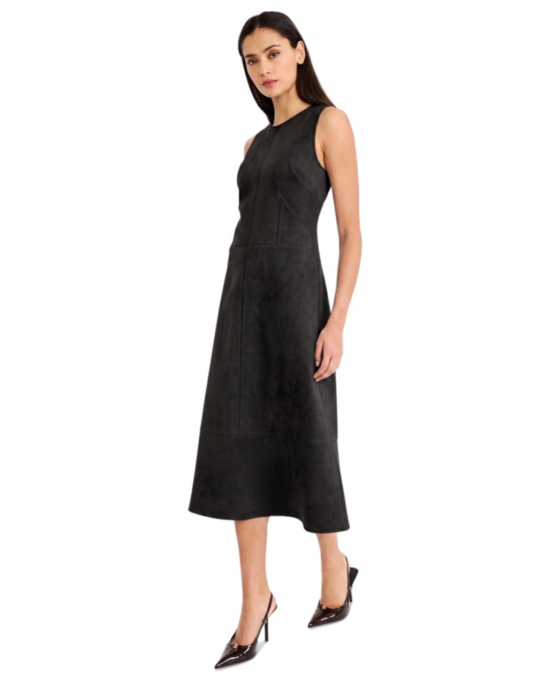 Women's A-Line Sleeveless Midi Dress
