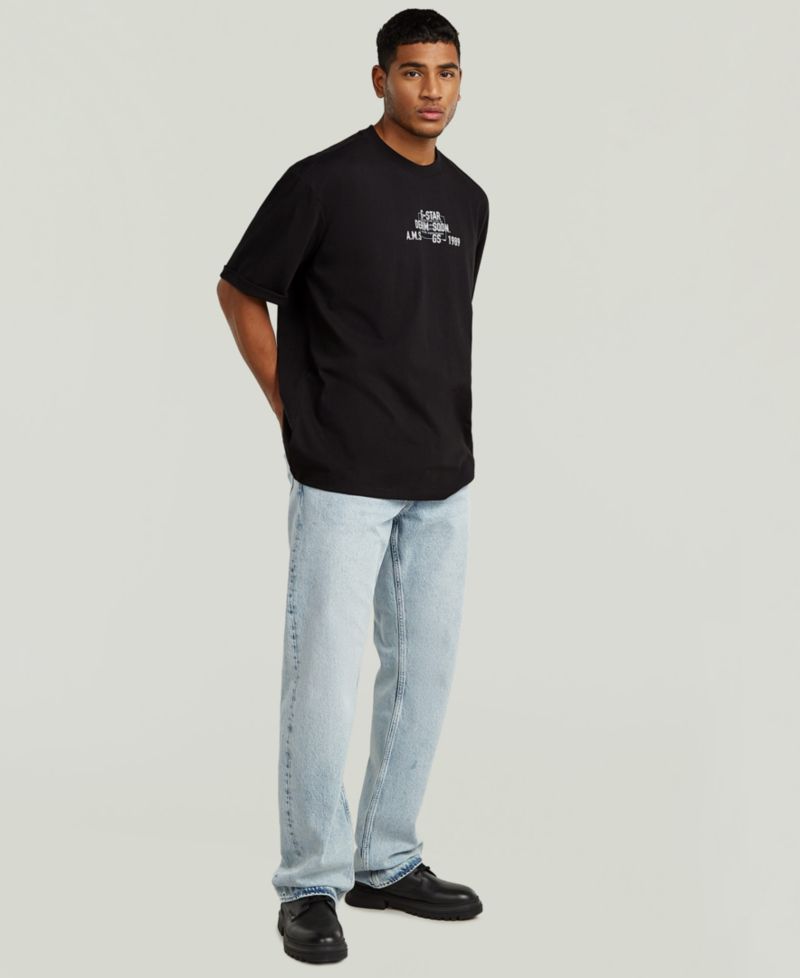 Men's Multi Technique Graphic Crewneck T-Shirt