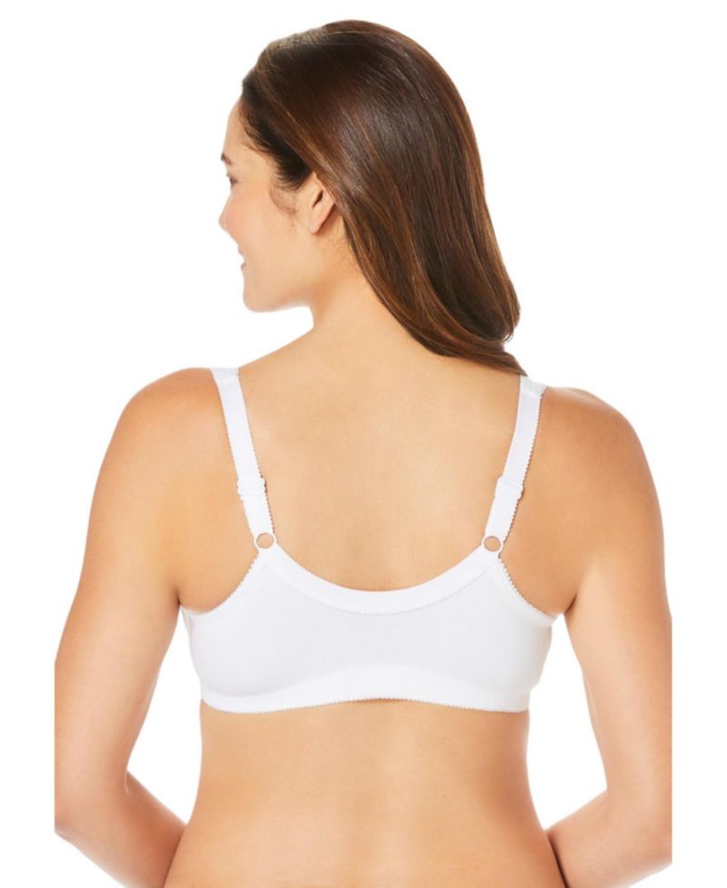 Women's 3-Pack Front-Close Cotton Wireless Bra