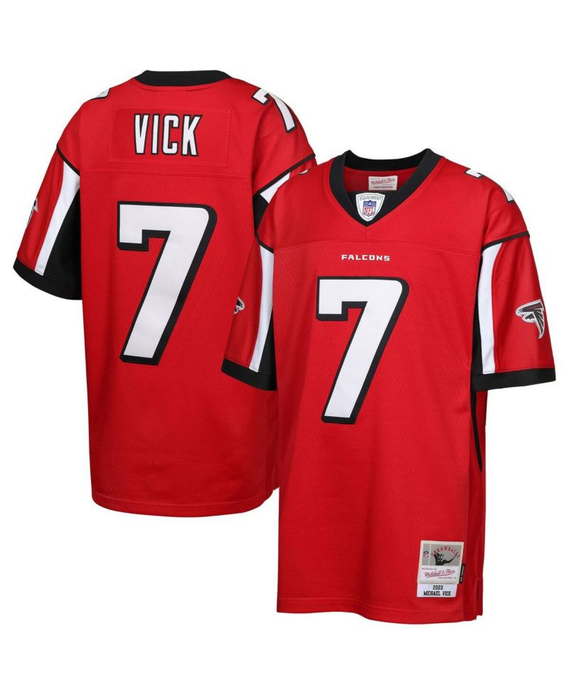 Big Boys and Girls Michael Vick Red Atlanta Falcons 2003 Legacy Retired Player Jersey