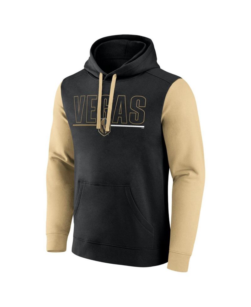 Men's Black Vegas Golden Knights Deliver Fleece Pullover Hoodie