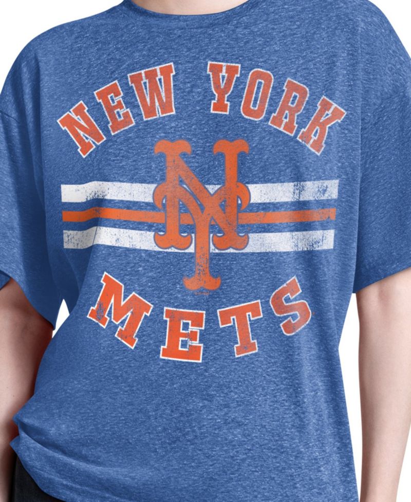 Women's Royal New York Mets Jump Shot Boyfriend Tri-Blend T-Shirt
