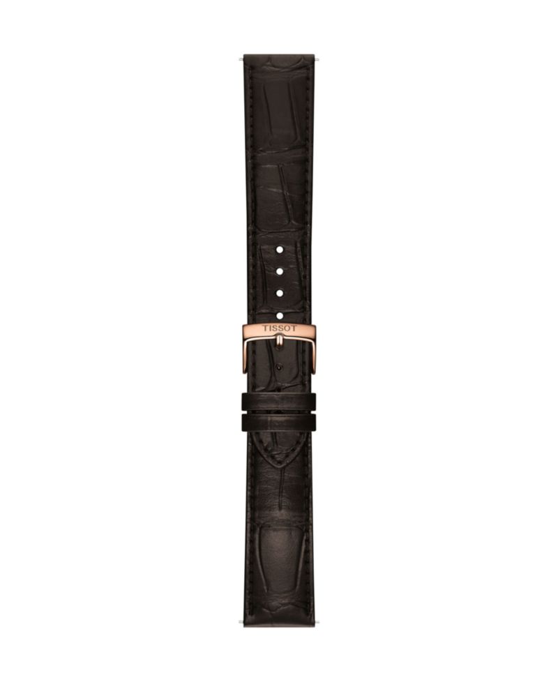 Men's Brown Leather Bracelet Watch, 40mm