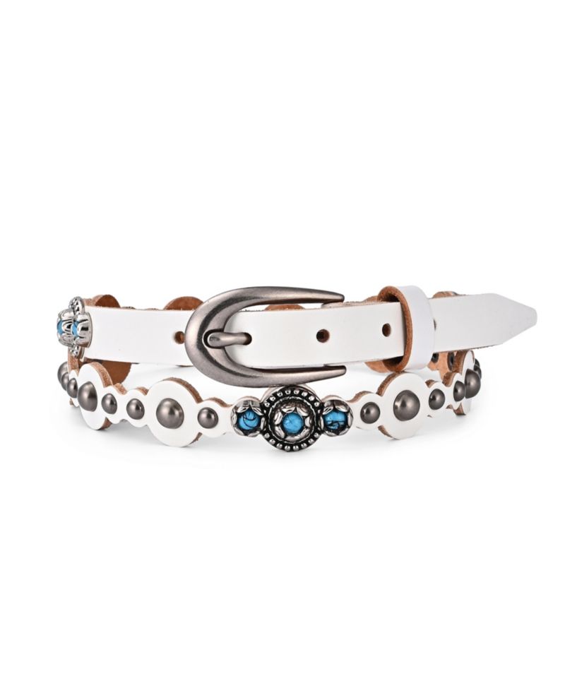 Women's Rosa Flourish Leather Belt