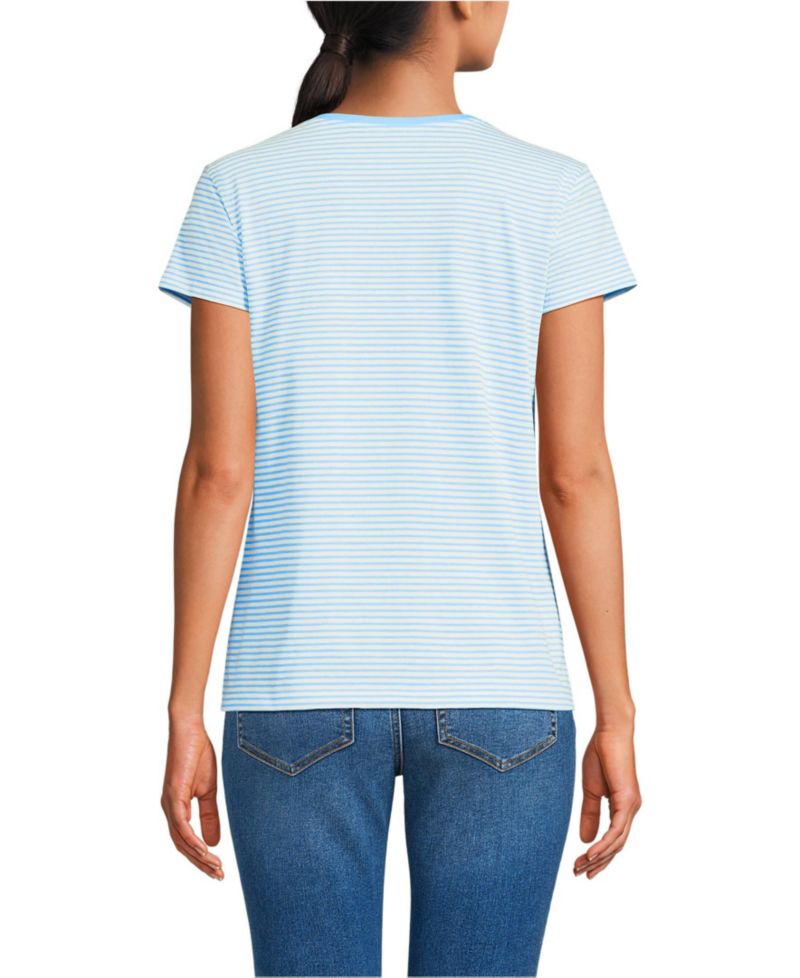 Women's Supima Cotton Tall Short Sleeve Scoop Neck Tee
