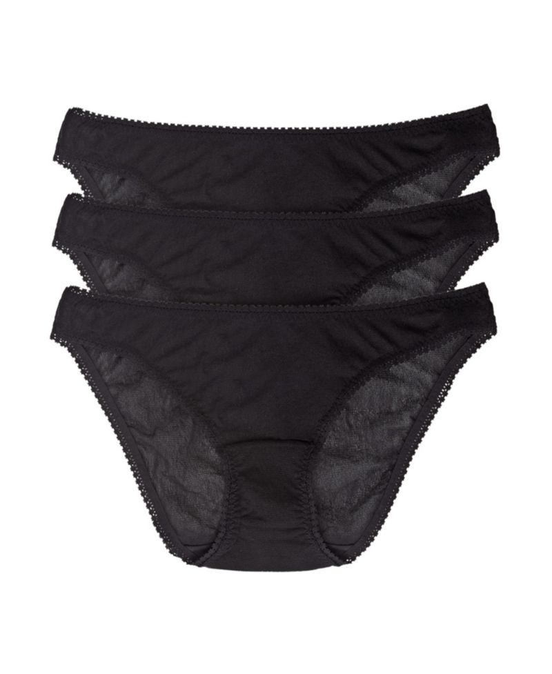 Women's Mesh Hip Bikini Underwear 3 Pack 3202P3