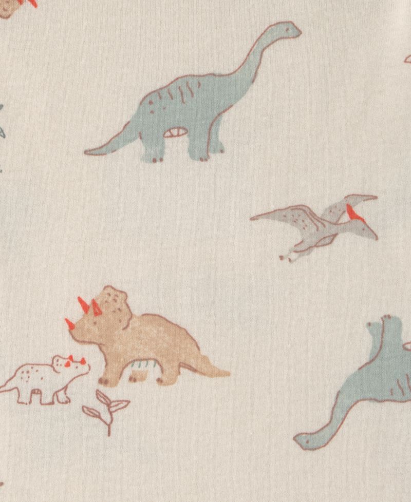 Baby Boys' Dinosaur Print Short-Sleeve Bodysuits, 5-Pack