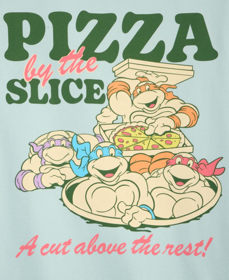 Boys' XS-XL Pizza By The Slice Graphic T-Shirt