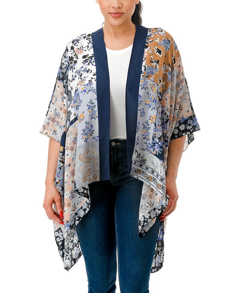 Floral Patch Work Kimono