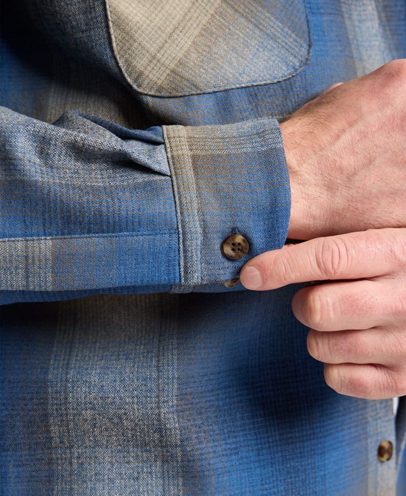 Men's Long-Sleeve Sport Collar Board Shirt