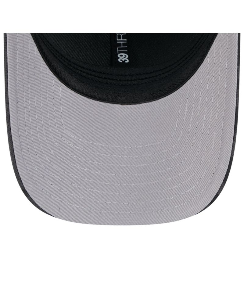 Men's Gray Los Angeles Dodgers Halftone 39THIRTY Flex Hat