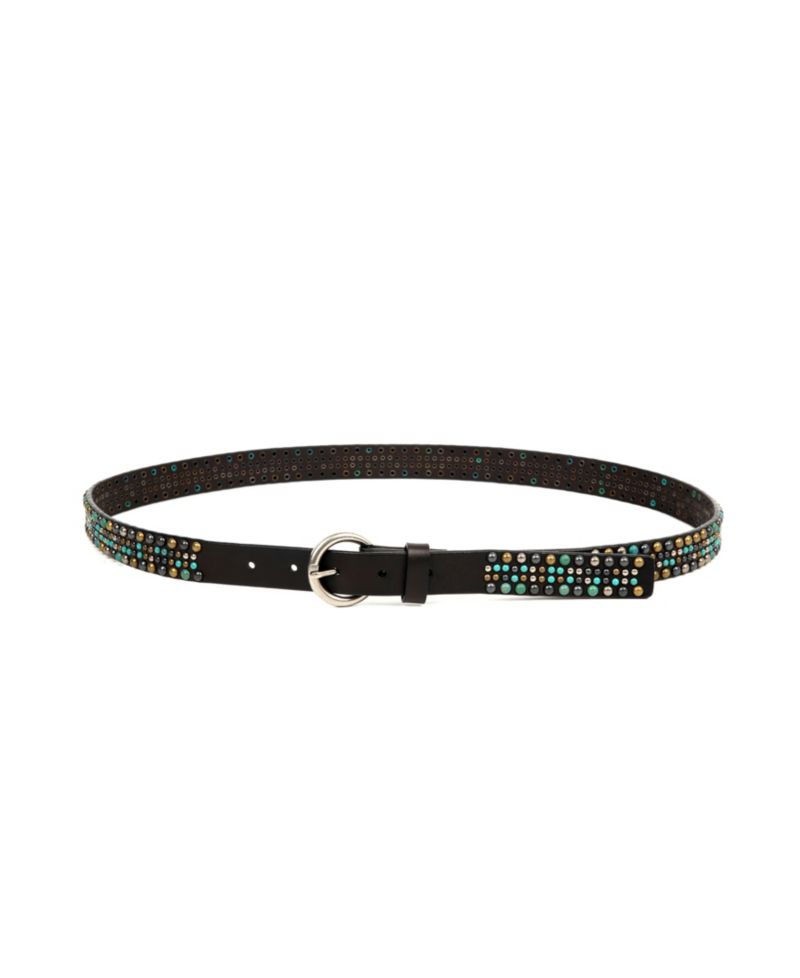 Women's Amazonite Leather Belt