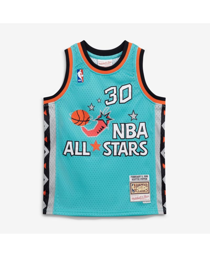 Big Boys and Girls Mitchell Ness Scottie Pippen Teal 1996 NBA All-Star Game Hardwood Classics Swingman Jersey